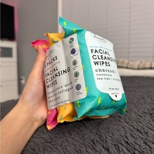 NEW Danielle Creations Facial Cleansing Wipes Variety 3-Pack (90 Wipes Total)